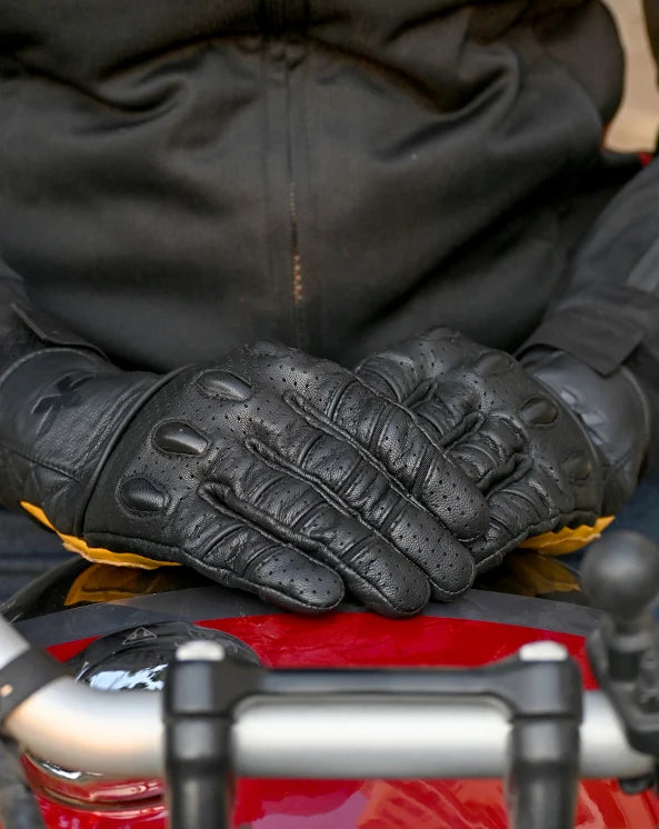 ViaTerra FUEL レトロクラシック レザーライディンググローブ