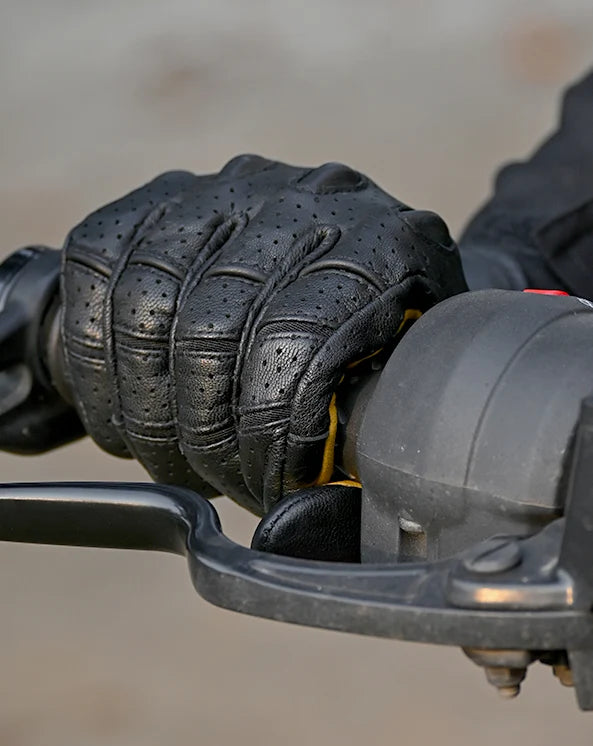 ViaTerra FUEL レトロクラシック レザーライディンググローブ