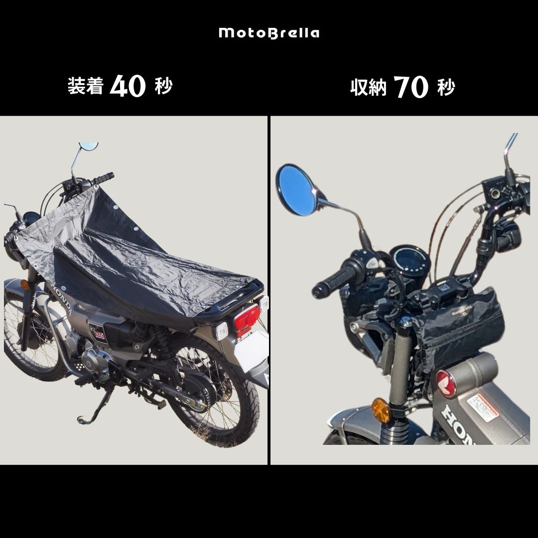 MotoBrella ちょい掛けバイクカバー – maaDeft Shop